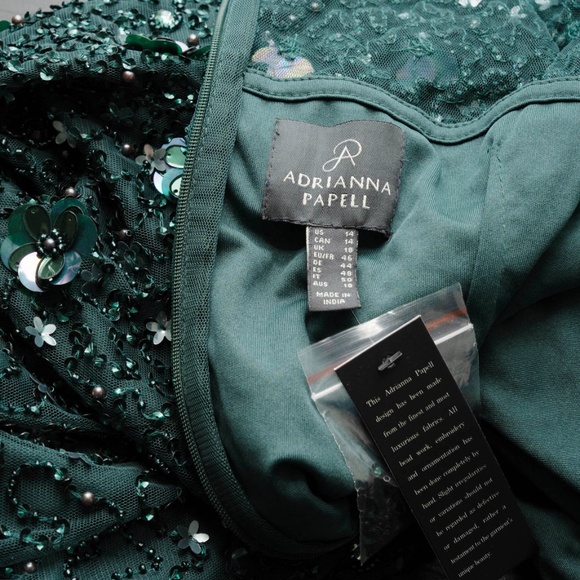 Adrianna Papell - Beaded Cocktail Dress - Picture 3 of 13